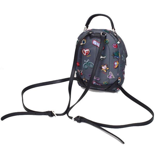 フルラ バッグ FURLA ナイロン レザー ファーヴォラ ハート アニマル 