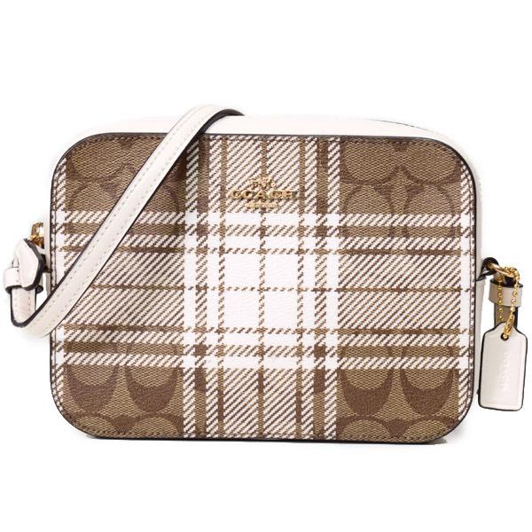 コーチ バッグ COACH コーティングキャンバス スムースレザー  