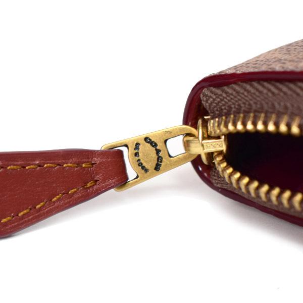 コーチ 財布 COACH コーティングキャンバス レザー シグネチャー