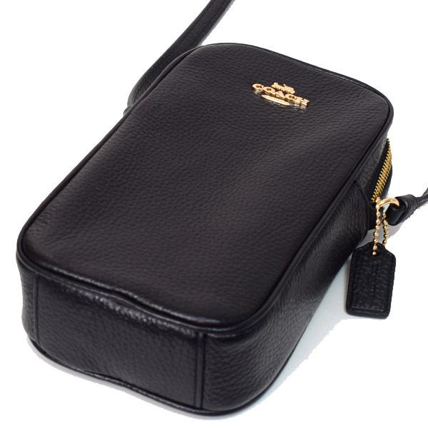 COACH（コーチ） バッグ ぺブルレザー ノース サウス ロゴ ジップ