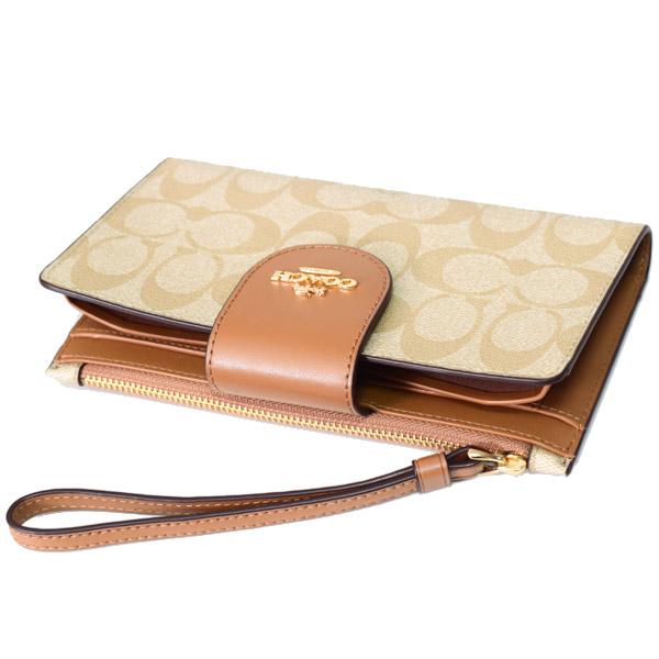 COACH（コーチ） 長財布 コーティングキャンバス レザー シグネチャー
