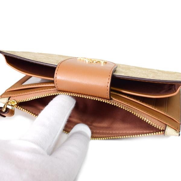 COACH（コーチ） 長財布 コーティングキャンバス レザー シグネチャー