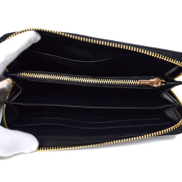 COACH（コーチ） 長財布 クロスグレインレザー ロゴ リストレット