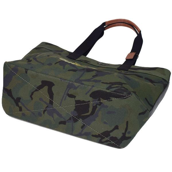 未使用✨コーチ　ウッドストック トートバッグ キャンバス　カーキ カモフラ COACH（コーチ） バッグ キャンバス ぺブルレザー ピーナッツ コラボ