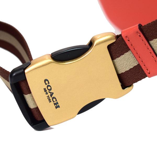 COACH（コーチ） バッグ カーフレザー スエード ヘリテージ ストライプ 