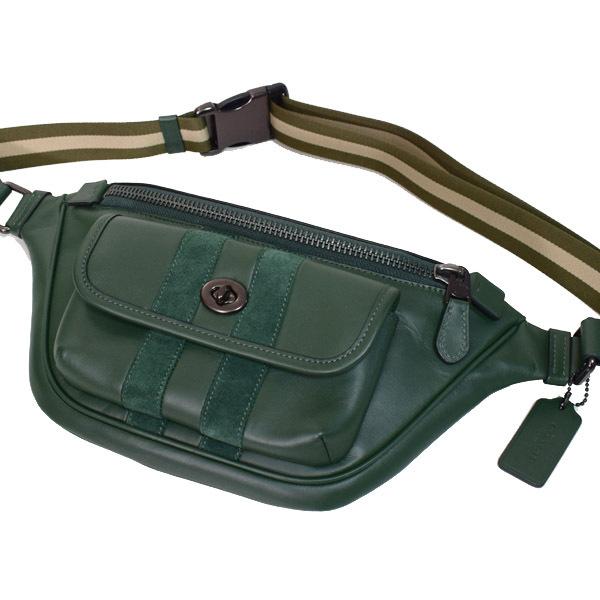 COACH コーチ バッグ カーフレザー スエード ストライプ ターン