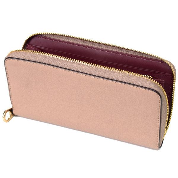 COACH（コーチ） 長財布 ぺブルレザー ロゴ リストレット ロング