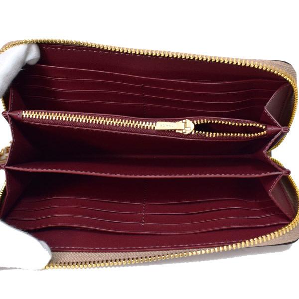 COACH（コーチ） 長財布 ぺブルレザー ロゴ リストレット ロング