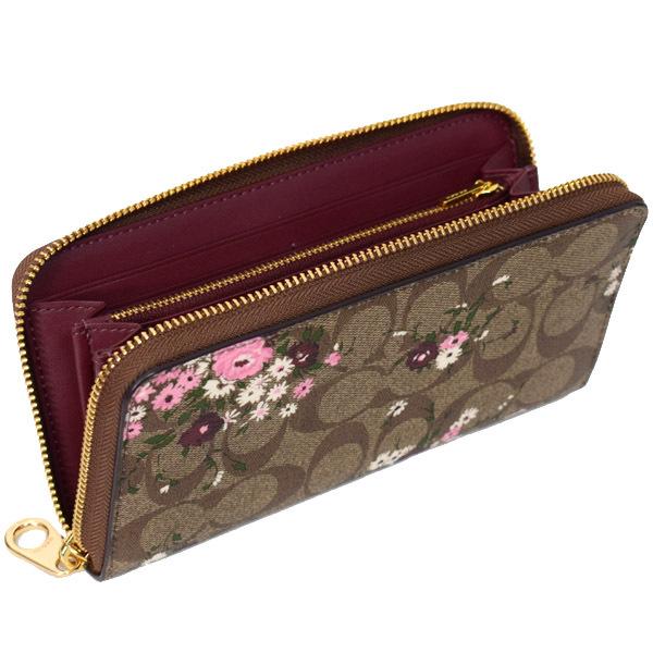 COACH（コーチ） 長財布 コーティングキャンバス スムースレザー