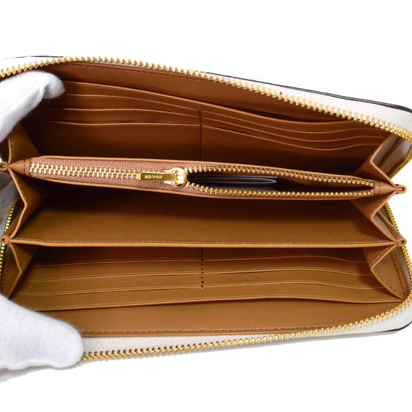 COACH（コーチ） 長財布 パーフォレーテッドレザー スムースレザー