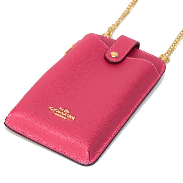 COACH（コーチ） バッグ クロスグレインレザー ロゴ フォン クロス