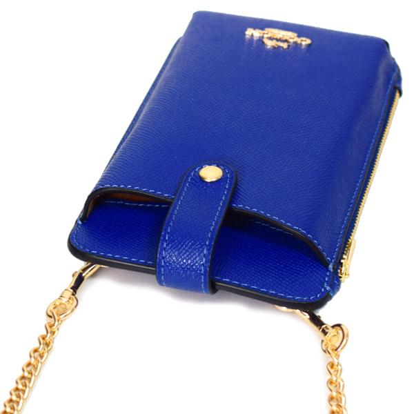 COACH コーチ スマホショルダー クロスグレインレザー ノース