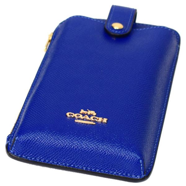 コーチ スマホショルダー COACH クロスグレインレザー ノース サウス 