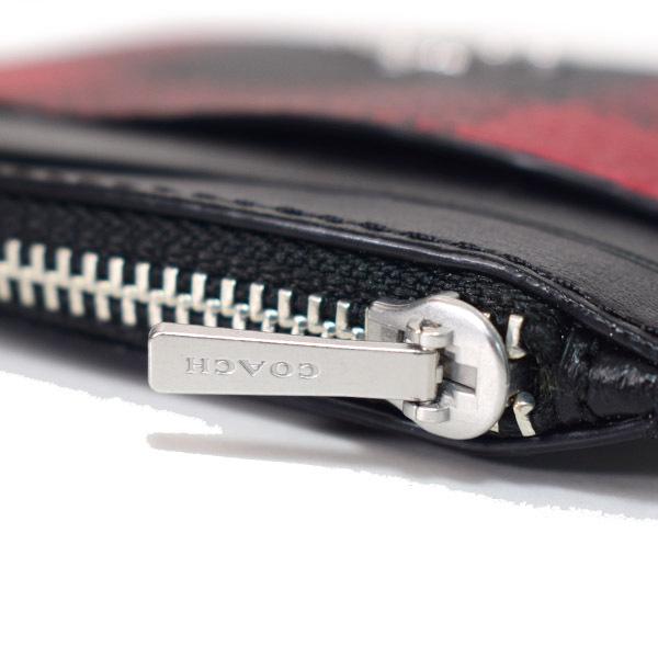 COACH（コーチ） カードケース コーティングキャンバス スムースレザー