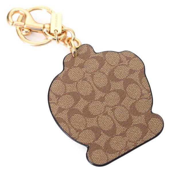 COACH（コーチ） キーホルダー スムースレザー コーティングキャンバス