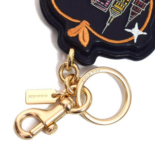 COACH（コーチ） キーホルダー スムースレザー コーティングキャンバス