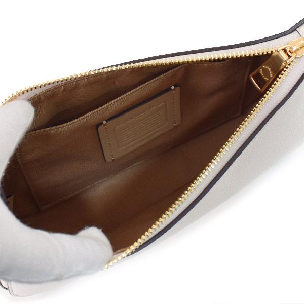 COACH（コーチ） バッグ ぺブルレザー ロゴ ジェス バゲット クロス