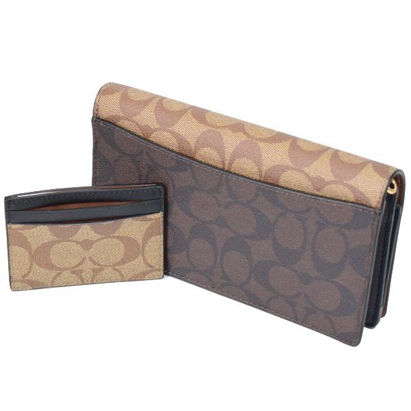 ★coachコーチ・スムースレザー ボディバッグ ブラウン COACH（コーチ） バッグ コーティングキャンバス スムースレザー