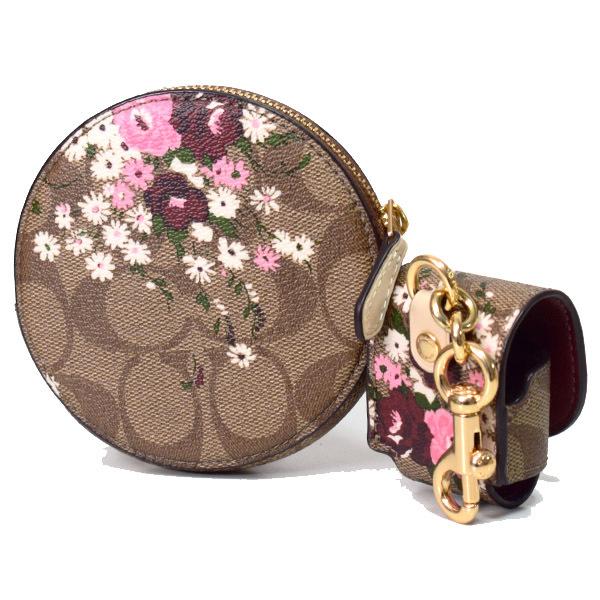 COACH コーチ 小銭入れ コーティングキャンバス スムースレザー
