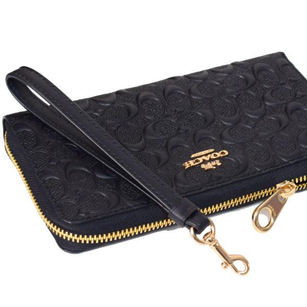 COACH（コーチ） 長財布 スムースカーフレザー スムースレザー 