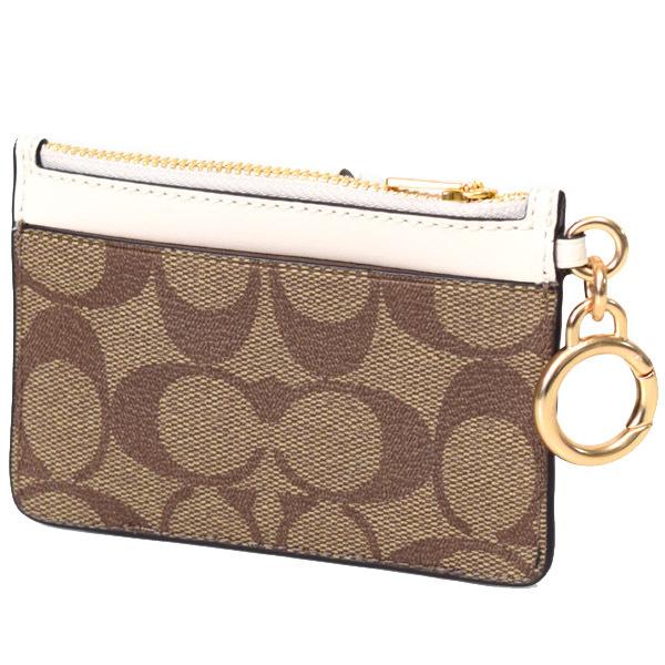 COACH（コーチ） カードケース コーティングキャンバス スムースレザー