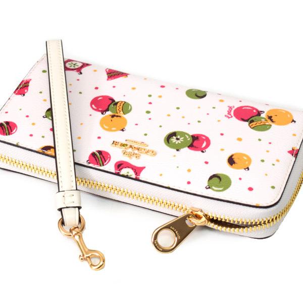 COACH（コーチ） 長財布 コーティングキャンバス レザー オーナメント 
