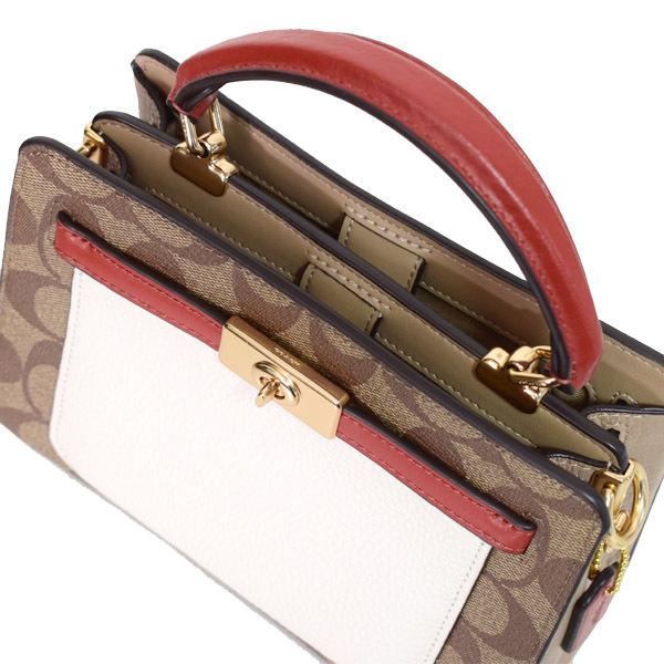 COACH（コーチ） バッグ コーティングキャンバス レザー シグネチャー