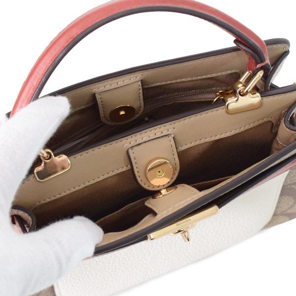 COACH（コーチ） バッグ コーティングキャンバス レザー シグネチャー