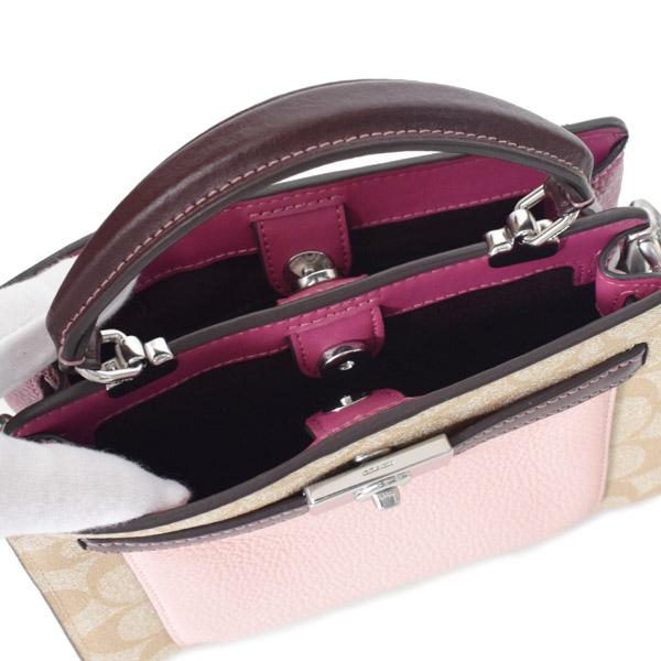 COACH（コーチ） バッグ コーティングキャンバス レザー シグネチャー