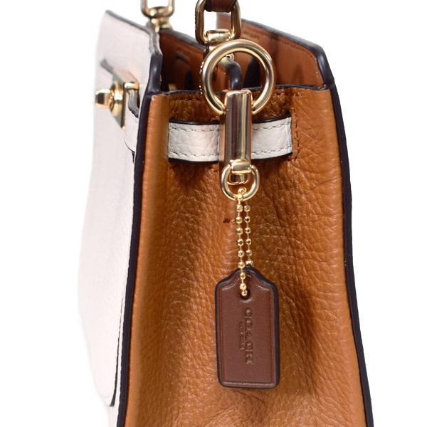 COACH（コーチ） バッグ レザー ミニ レーン ハンドル クロスボディ