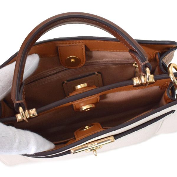 COACH（コーチ） バッグ レザー ミニ レーン ハンドル クロスボディ