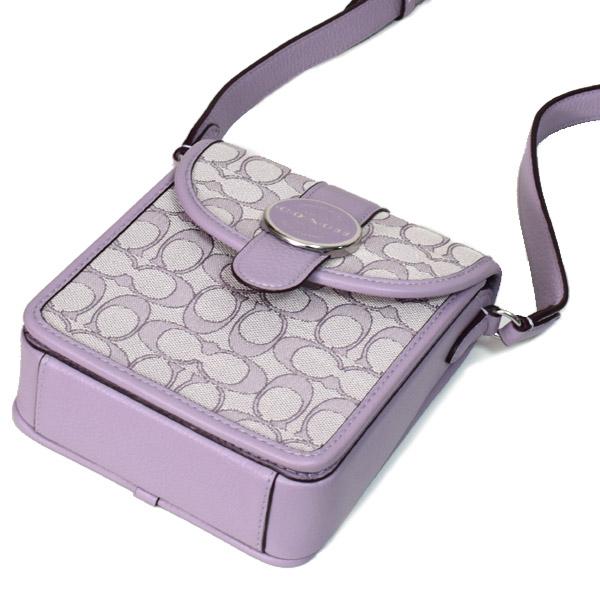 【美品】コーチ　ショルダーバッグ ノース　サウス　ロニー　シグネチャー COACH（コーチ） バッグ ジャガード レザー シグネチャー ノースサウス