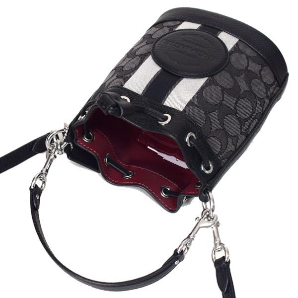 COACH（コーチ） バッグ ジャガード ぺブルレザー シグネチャー