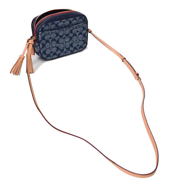 COACH（コーチ） バッグ シャンブレー スムースレザー シグネチャー 