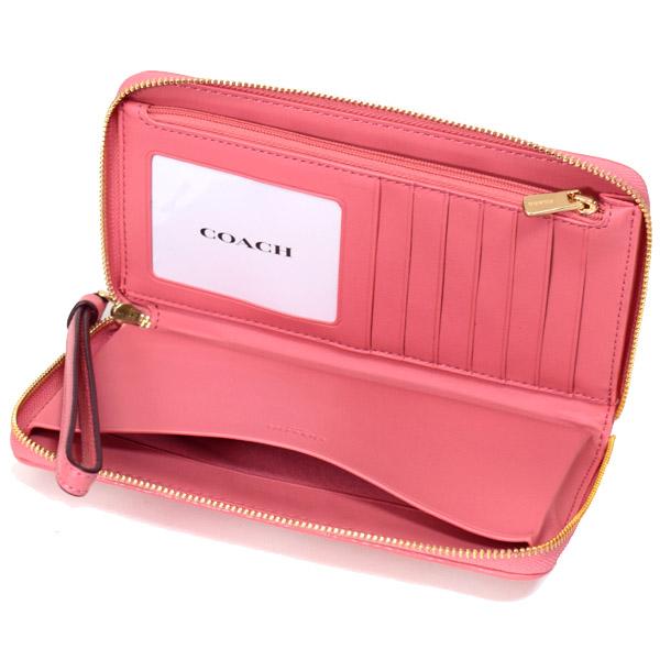 COACH コーチ 財布 ジャガード ぺブルレザー デンプシー ロゴ