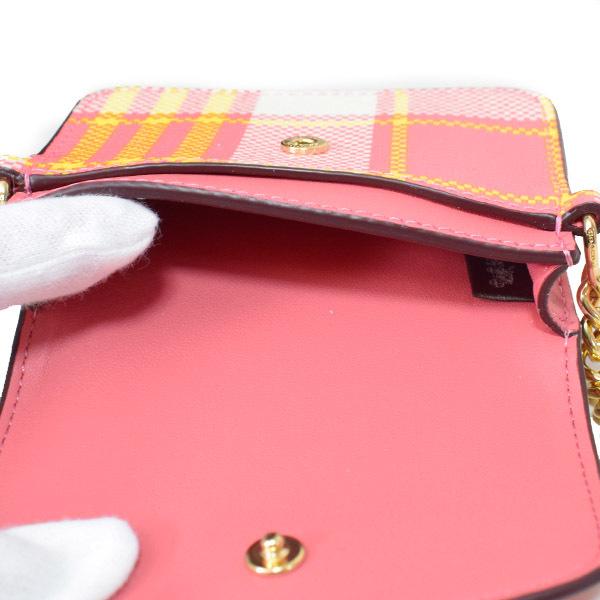 COACH コーチ バッグ コーティングキャンバス スムースレザー チェック 