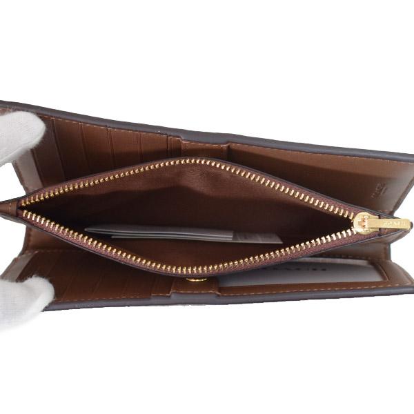 COACH（コーチ） 長財布 コーティングキャンバス レザー シグネチャー