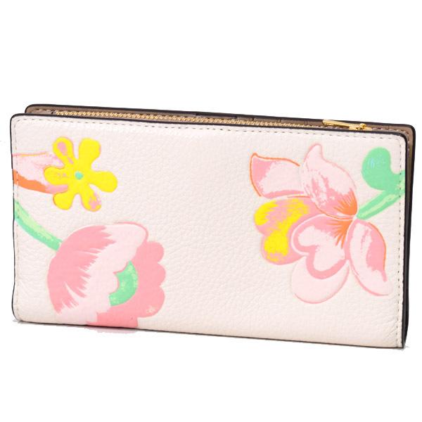 COACH（コーチ） 長財布 レザー 花柄 フラワー プリント フローラル