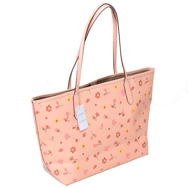 COACH（コーチ） バッグ レザー 花柄 フラワー プリント ロゴ シティ