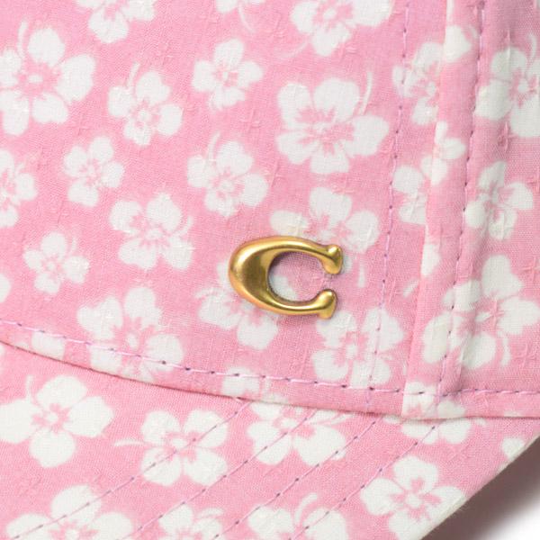 coach コーチ　キャップ　花柄　レア COACH コーチ 帽子 コットン ポリエステル 花柄 フラワー C ワン