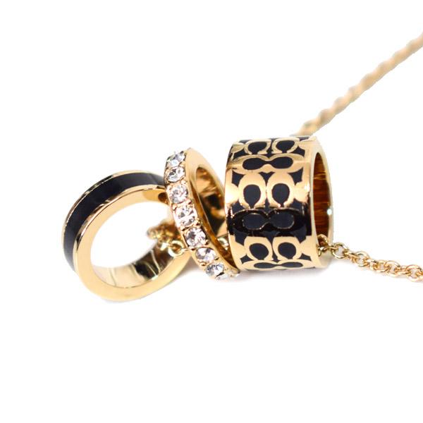 COACH コーチ ネックレス シグネチャー リング チャーム