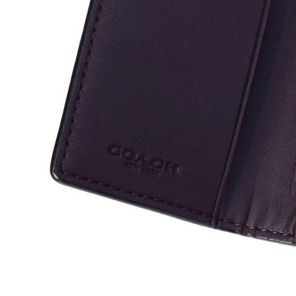 COACH（コーチ） キーケース コーティングキャンバス レザー ホース