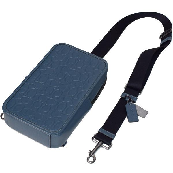 COACH（コーチ） バッグ メンズ スムースカーフレザー シグネチャー