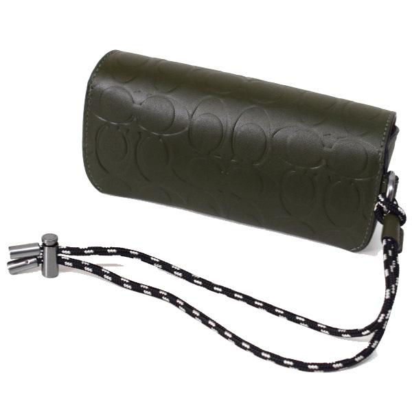 COACH（コーチ） 小物 レザー シグネチャー ストラップ付き サングラス