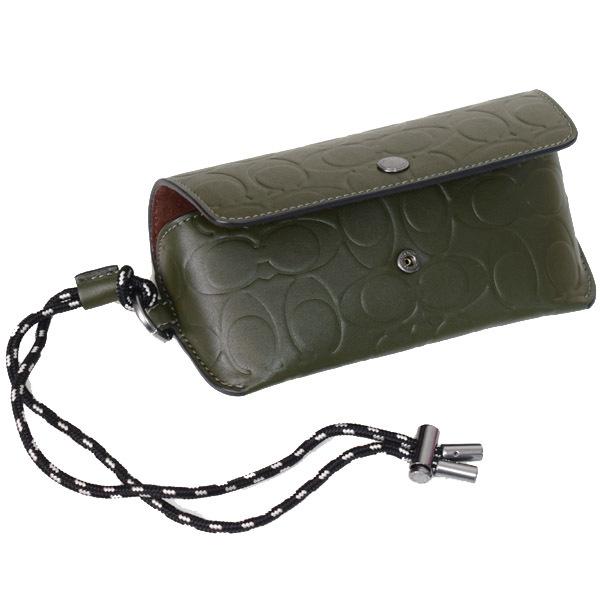 COACH（コーチ） 小物 レザー シグネチャー ストラップ付き サングラス