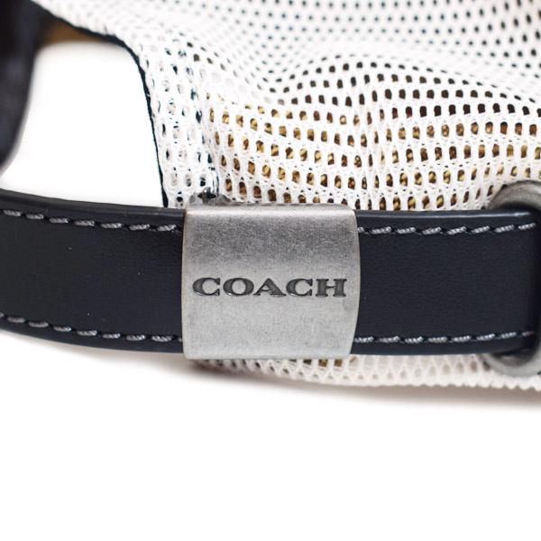 コーチ 帽子 COACH シグネチャー コットン メッシュ ロゴ エンブロイダード トラッカー ハット キャップ ライトサドル XS/S CAA61 COACH（コーチ） 帽子 シグネチャー コットン メッシュ ロゴ エンブ