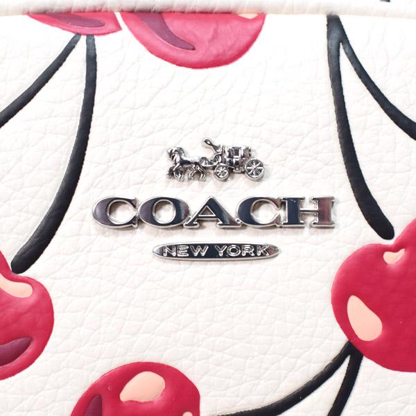 COACH（コーチ） バッグ ぺブルレザー さくらんぼ チェリー プリント