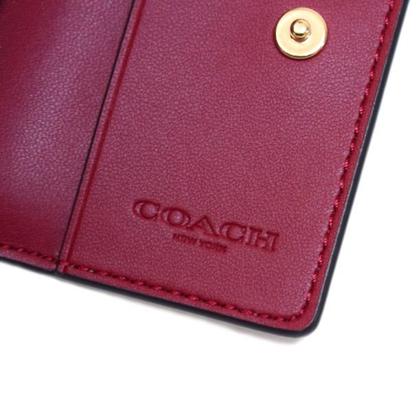 COACH（コーチ） キーケース コーティングキャンバス レザー