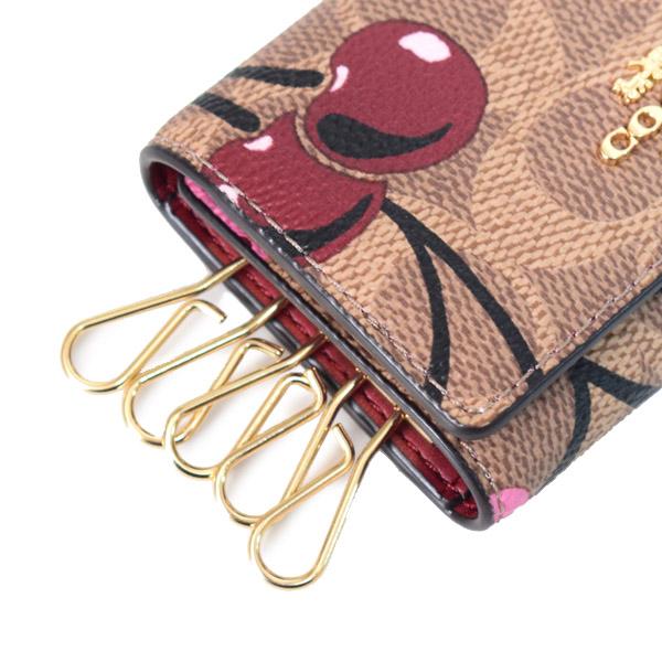 COACH（コーチ） キーケース コーティングキャンバス レザー