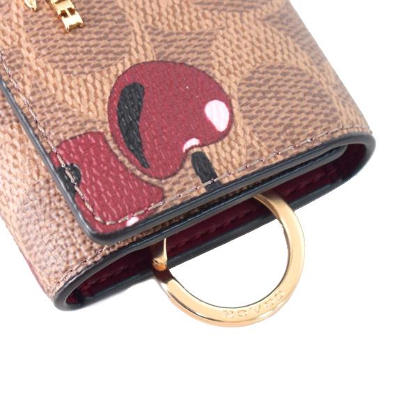 COACH コーチ キーケース コーティングキャンバス レザー